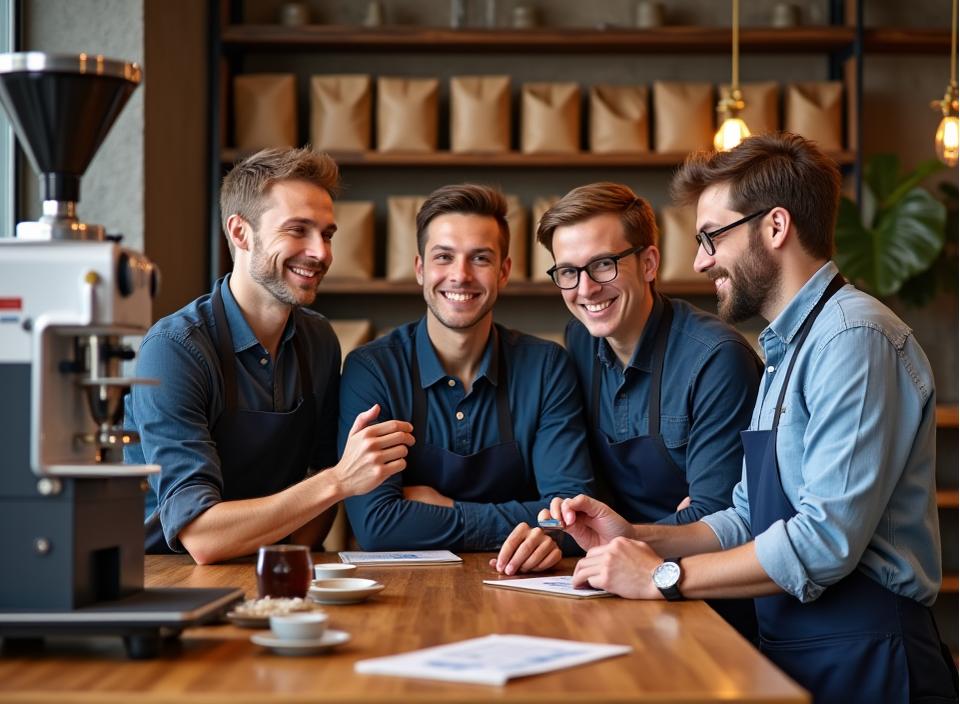 Equipo expertos café Málaga